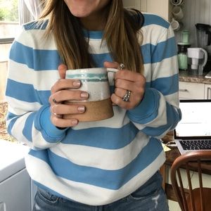 Herschel Striped Blue Sweatshirt